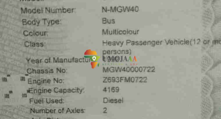 Bus: NISSAN CIVILIAN FOR SALE DAR ES SALAAM