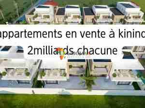 6 Apartments for sale in Kinindo Bujumbura