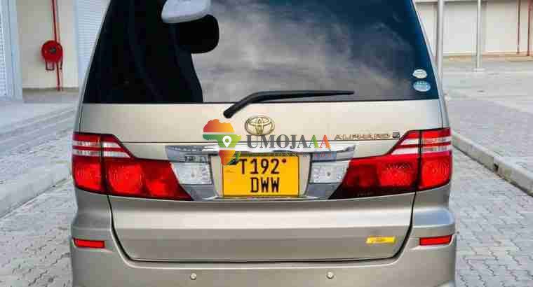 TOYOTA ALPHARD (DWW) FOR SALE DAR ES SALAAM