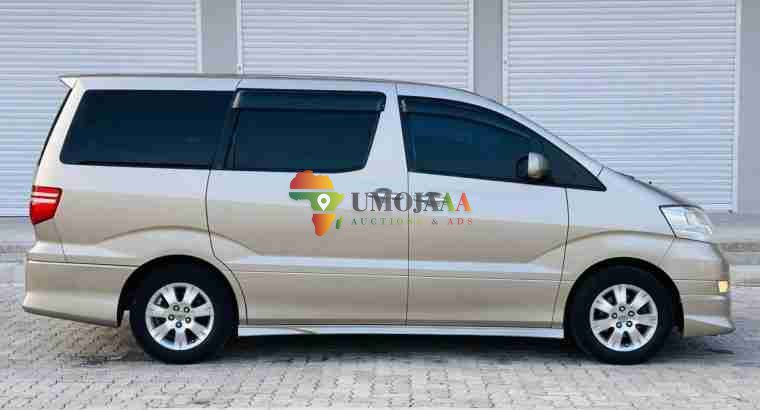 TOYOTA ALPHARD (DWW) FOR SALE DAR ES SALAAM