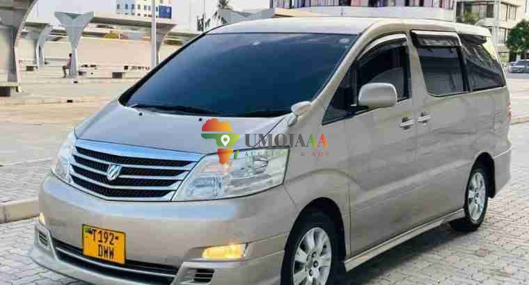 TOYOTA ALPHARD (DWW) FOR SALE DAR ES SALAAM