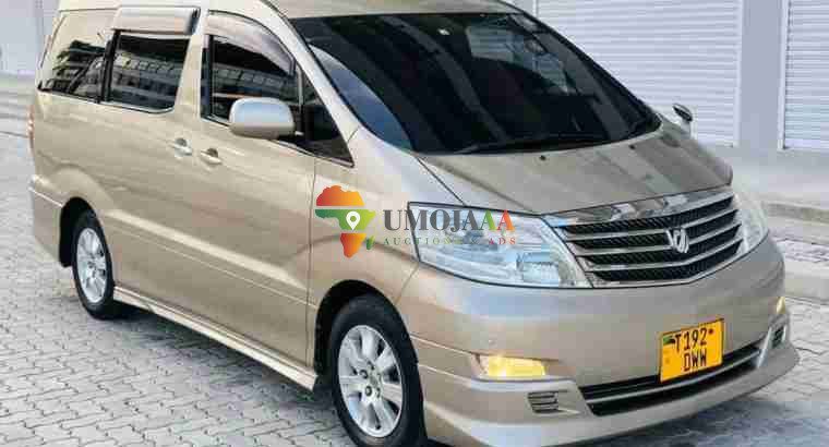 TOYOTA ALPHARD (DWW) FOR SALE DAR ES SALAAM