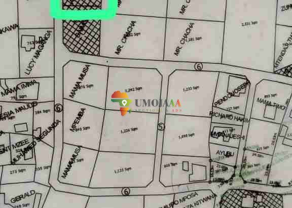PLOT FOR SALE FOR SALE MBUTU KICHANGANI, KIGAMBONI, DAR