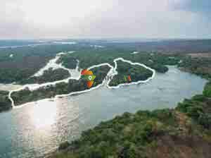 ISLAND FOR SALE (2 islands and a mainland) Zambia