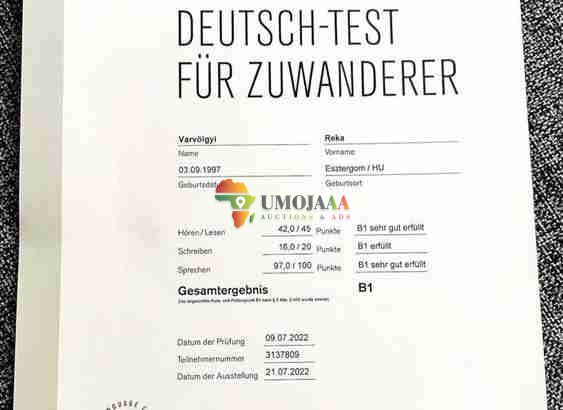WhatsApp(+371 204 33160)Buy TELC-GOETHE Zertifikat Without E