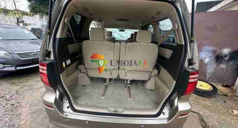 2006/7 TOYOTA ALPHARD INAUZWA DAR ES SALAAM