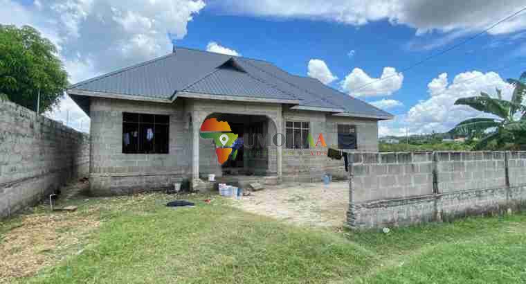 UNFINISHED HOUSE FOR SALE IN MBWENI UBUNGO, DAR ES SALAAM