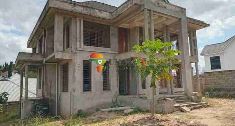 Unfinished House for sale in Kinyerezi, Dar es salaam