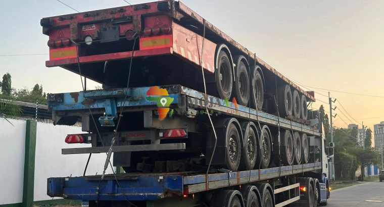 3 AXLE FLATBED TRAILER for sale Dar es Salaam