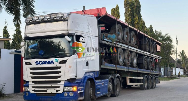 3 AXLE FLATBED TRAILER for sale Dar es Salaam