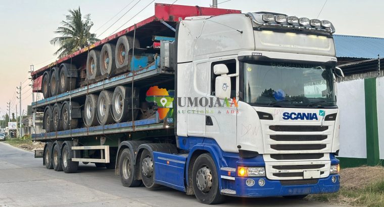 3 AXLE FLATBED TRAILER for sale Dar es Salaam