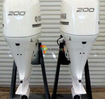 Slightly Used Yamaha 200HP 4-Stroke Outboard Motor Engine