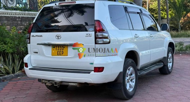 2005 TOYOTA PRADO TX 120 À VENDRE DAR ES SALAAM