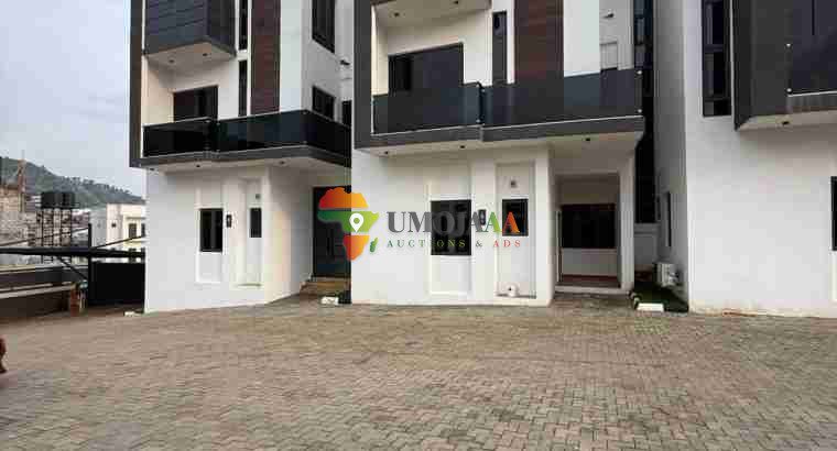 4 bedrooms terrace duplex with bq, Katampe Abuja
