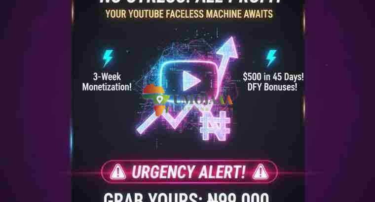 The YouTube Faceless Machine — 2-in-1 AI Profit Course!