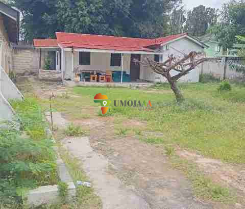 Parcelle avec petite maison à vendre, Mbezi Beach Jogoo Down